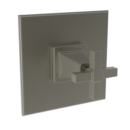 Newport Brass Balanced Shower Trim Plate W/ Handle. Less Showerhead, Arm, Gun Metal 4-3154BP/14